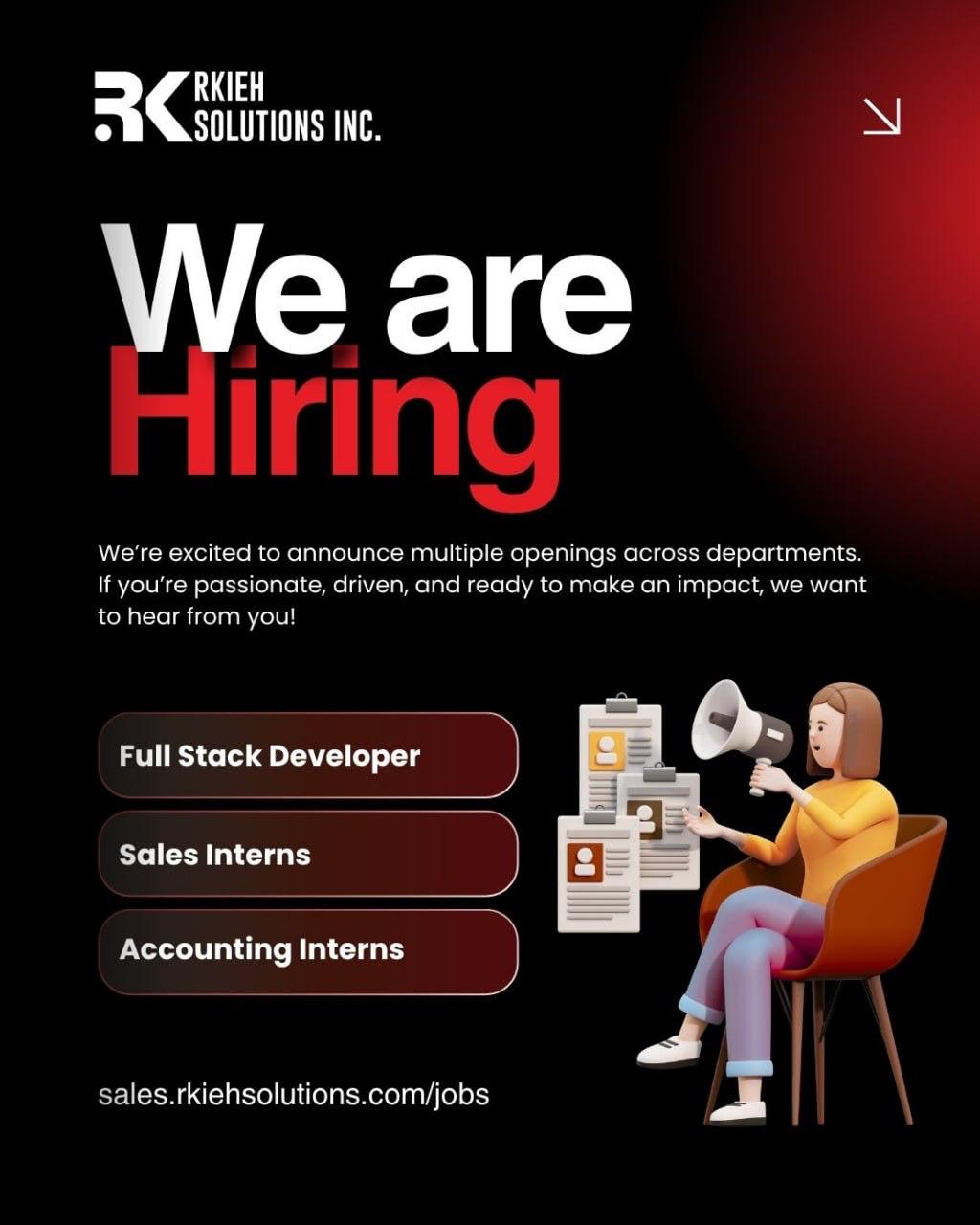 Rkieh Solutions recruitment campaign design