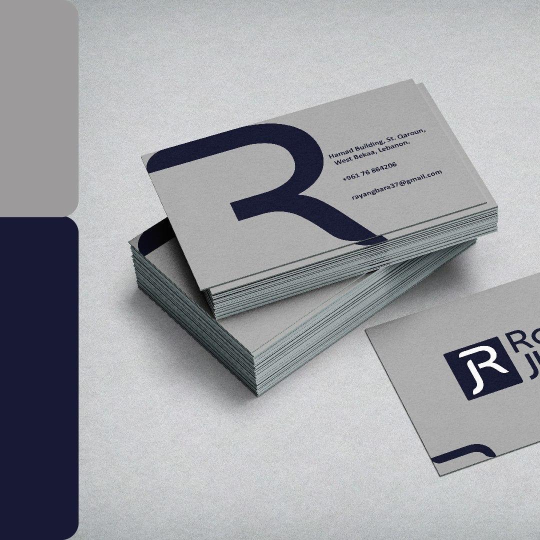 Rayan Jbara Graphics business cards